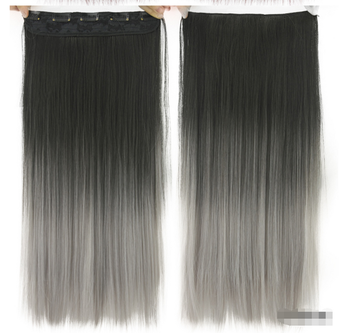Dyed Gradual Straight Hair Extension Piece