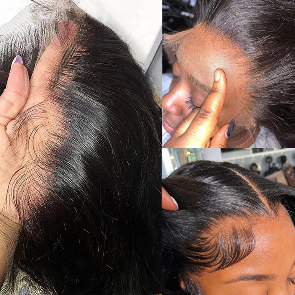 Brazilian Straight Transparent Lace Human Hair Extension