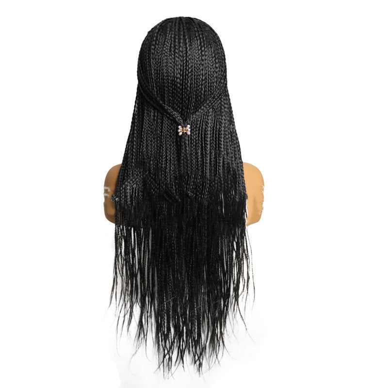 Ice Silk Hair With Turban Wig Three-strand