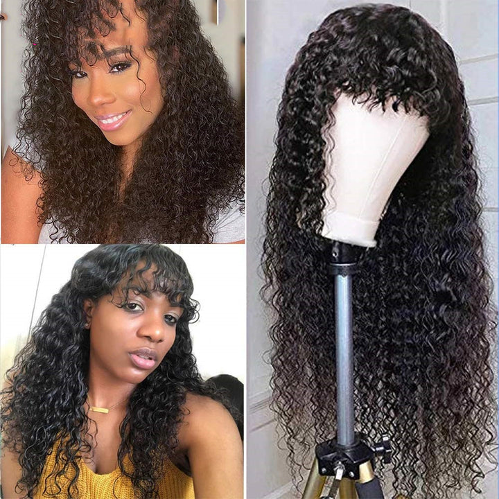Curved Bangs Brazilian Hair extension